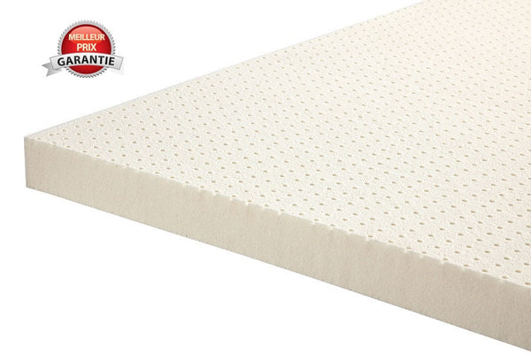 Surmatelas de Latex Biologique (3" Moelleux/3" Moyen)